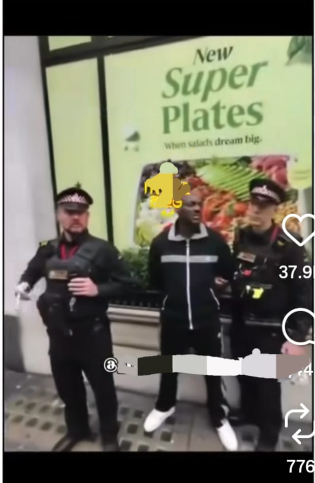Nigerian Singer Innocent ‘2Baba’ Idibia Spotted In Viral Clip Escorted By UK Police In Cuffs Despite Initial Denial.